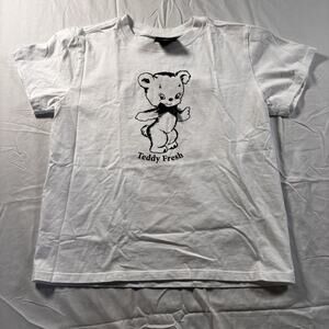 Teddy Fresh Bow Bear Baby Tee T-Shirt - RARE, Large, Original, Sold Out